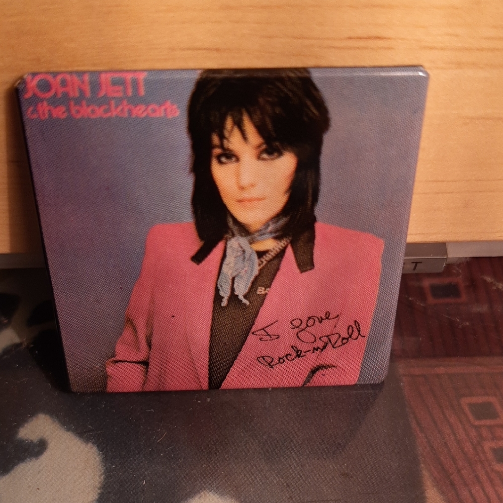 Joan Jett & The Blackhearts I Love Rock N Roll 1980's Vintage Pin